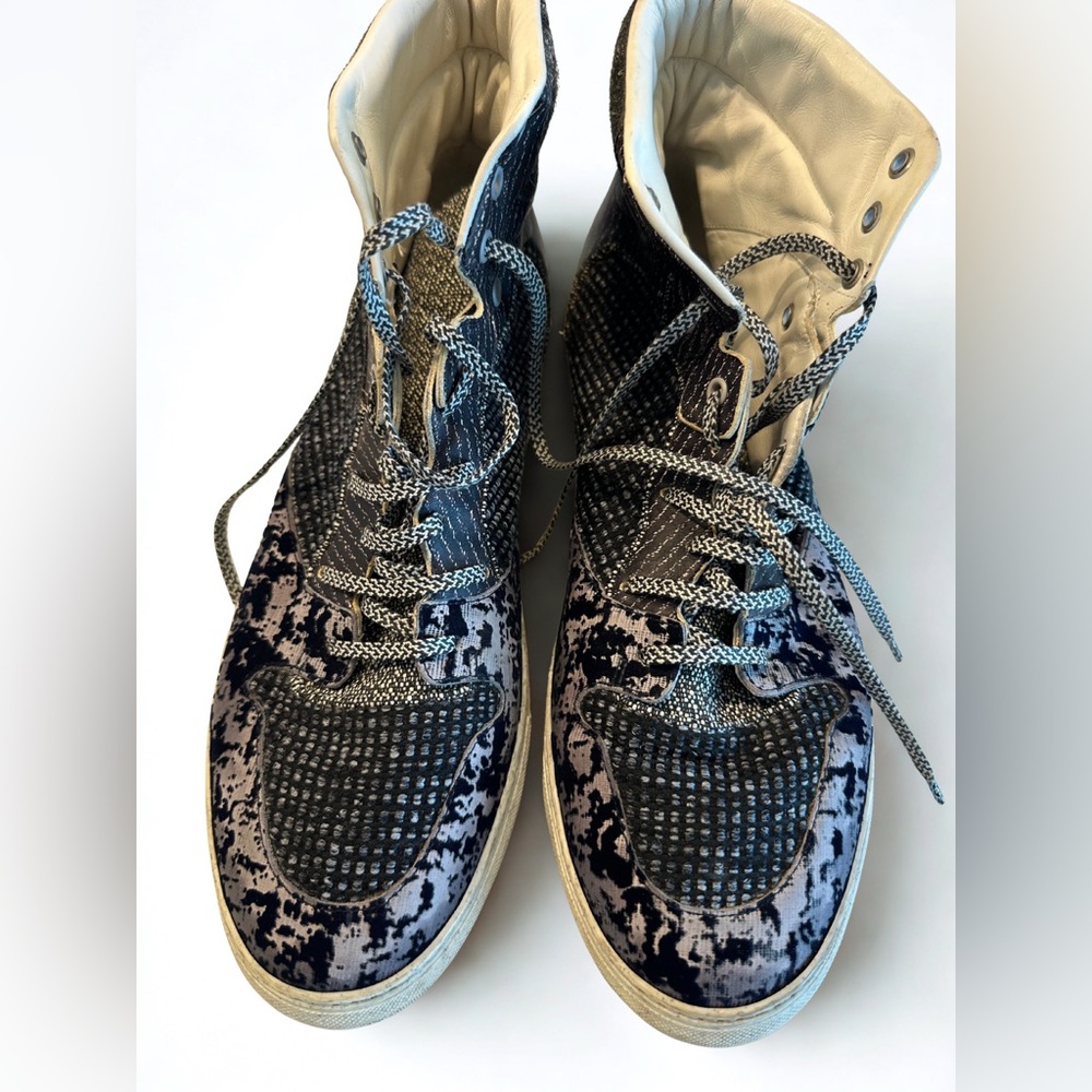 Balenciaga Black and Cream Sneakers